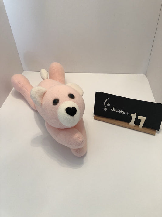 17. Pink Fleece Honey Bear