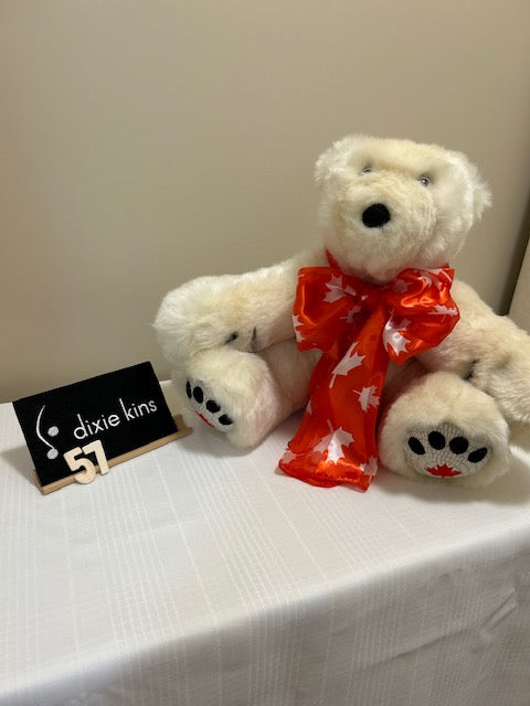 57. Faux Fur Polar Bear