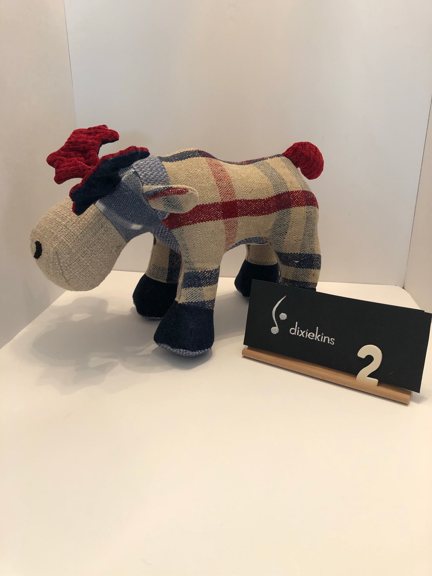 02. Striped Wool Moose - One of a Kind