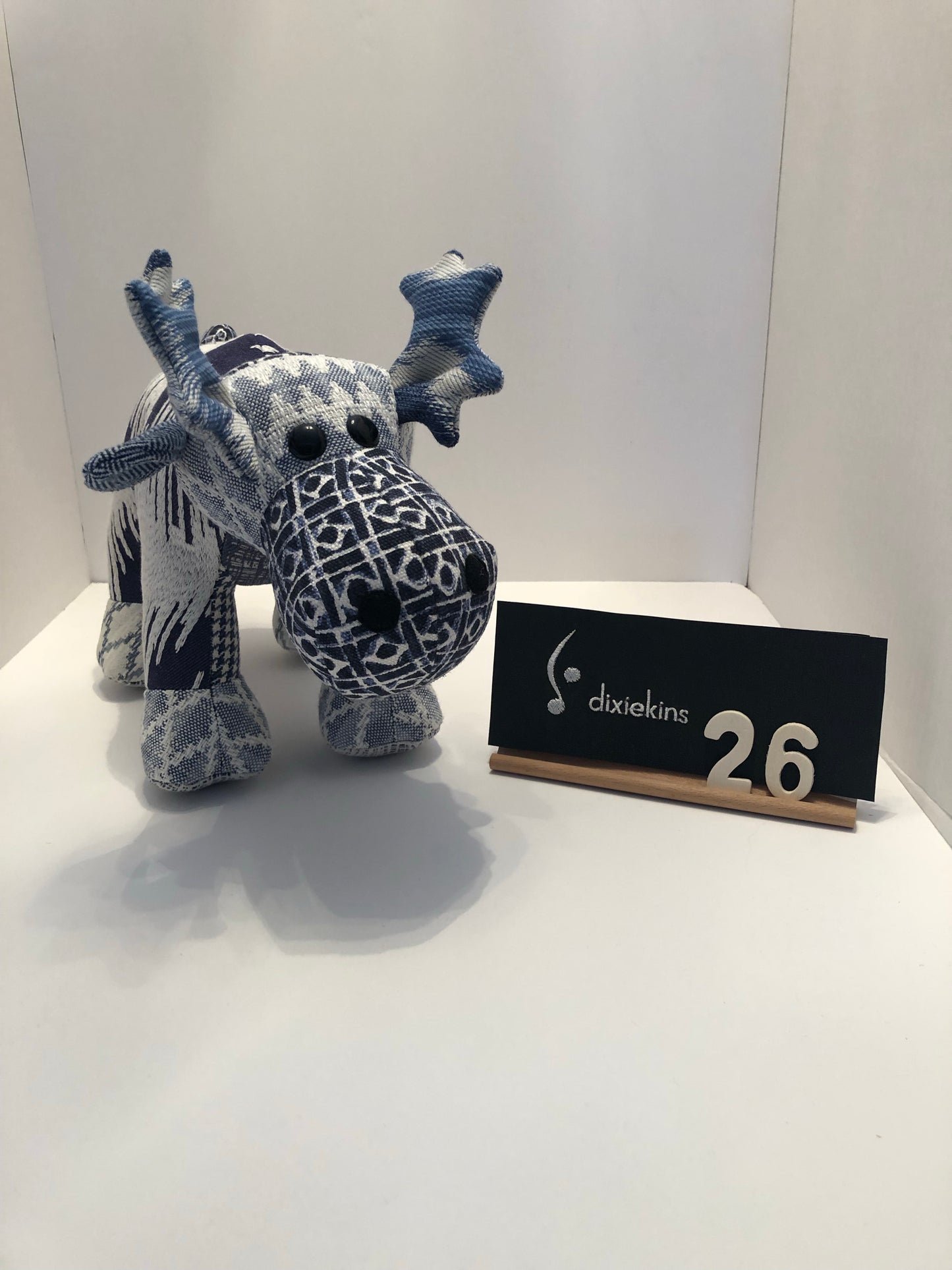 26. Striped Wool Moose - One of a Kind