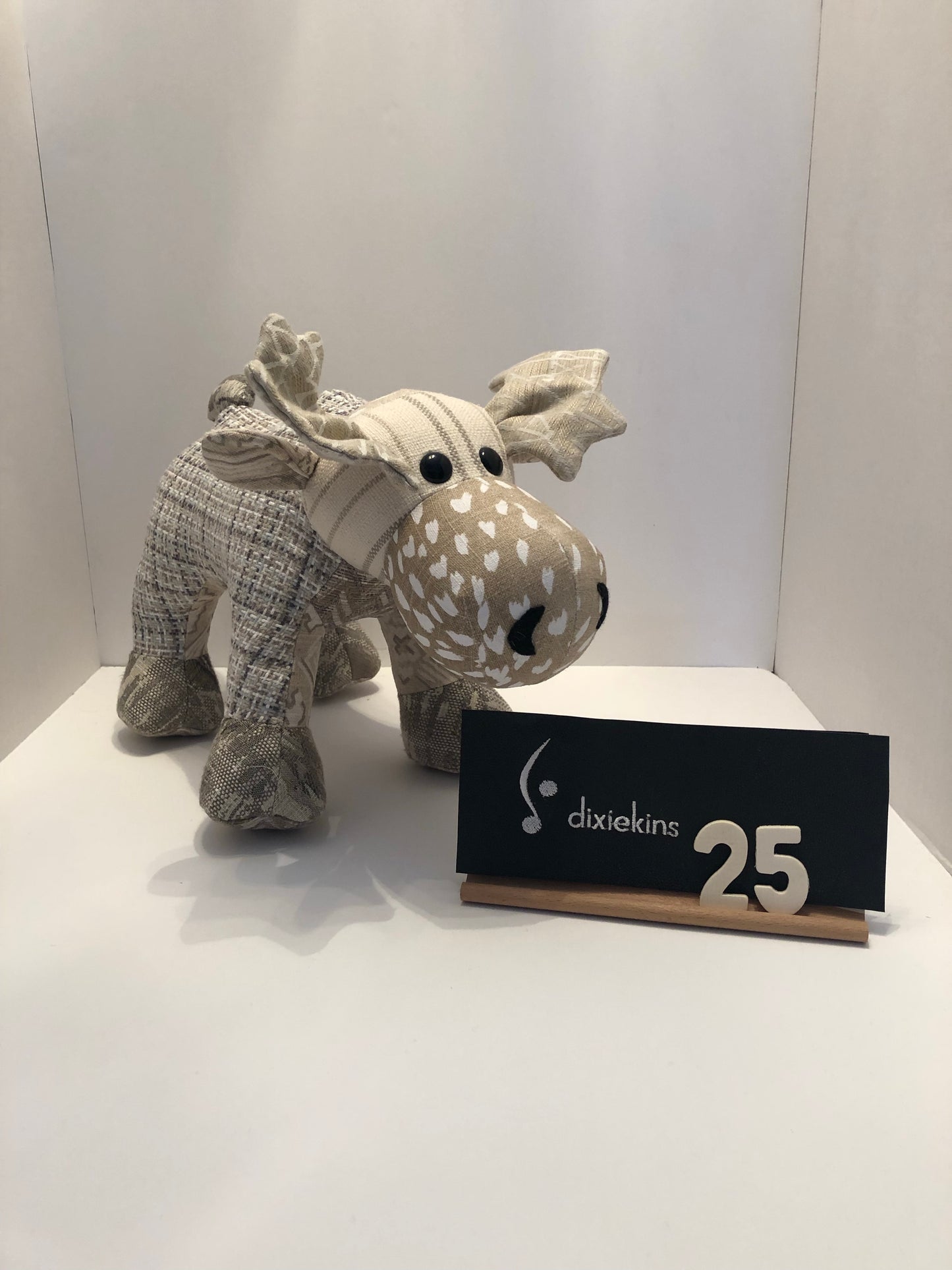 25. Striped Wool Moose - One of a Kind