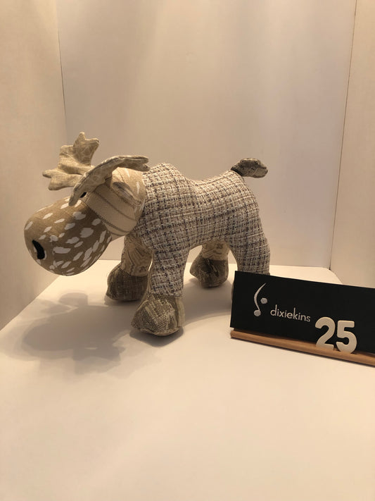 25. Striped Wool Moose - One of a Kind